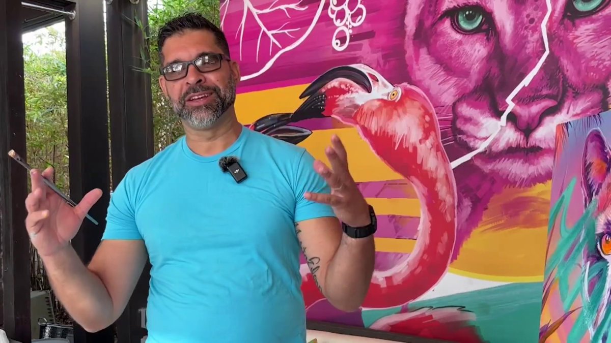 Miami artist showcases vibrant artwork at Possible 2025 Expo & Conference