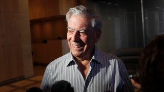 FILE - Writer Mario Vargas Llosa