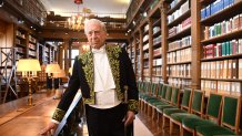 Peruvian writer and Nobel literature prize winner Mario Vargas Llosa