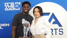 NEW ORLEANS, LOUISIANA - FEBRUARY 07: Tyreek Hill and guest arrives at EA Sports presents The Madden Bowl at Orpheum Theater on February 07, 2025 in New Orleans, Louisiana. (Photo by Kaitlyn Morris/Getty Images)