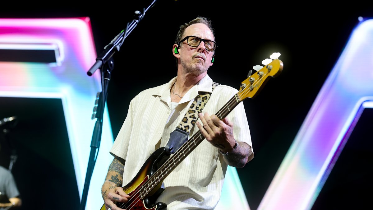 Weezer’s Scott Shriner performs at Coachella after wife's arrest