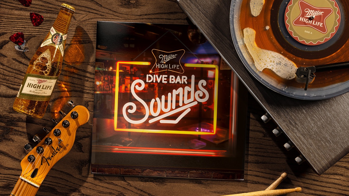 Miller High Life put beer in a playable vinyl record to celebrate dive bar culture