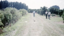 The area where Blaine Brown's body was found in October 1986.