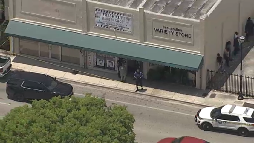 Miami Police raid Fresh Kut Barbershop in Little Haiti on April 30, 2025.