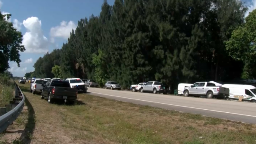Scene of a fatal bear attack in southwest Florida on May 5, 2025.