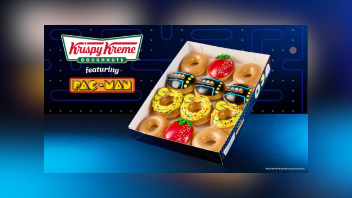 If you like Pac-Man and free doughnuts, Krispy Kreme has good news for you
