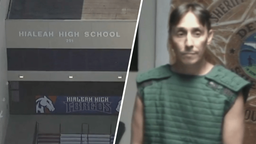 Hialeah High School teacher Misael Gonzalez was arrested for alleged sex with a student.
