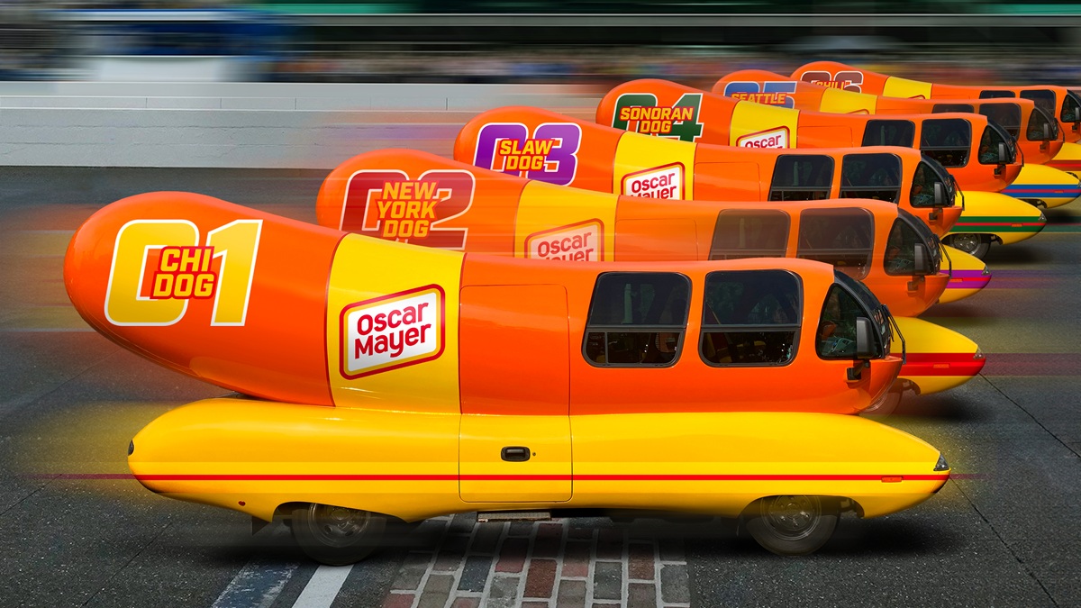 Hold on to your buns: Oscar Mayer's Wienermobiles will race each other for Indy 500 weekend