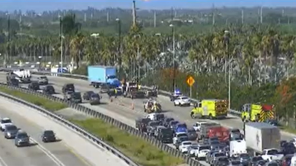2 hospitalized after crash on Florida’s Turnpike in SW Miami-Dade – NBC 6 South Florida