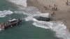 Large fire consumes boat at Fort Lauderdale beach