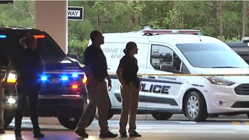 Scene of a double stabbing in Sunrise.