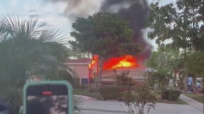Man seriously burned after boat fire outside Lauderdale Lakes home
