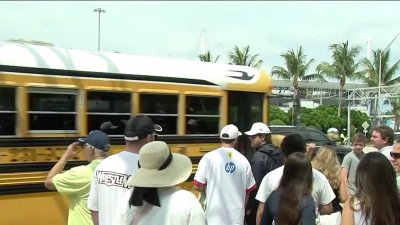 Fans flock to Hard Rock Stadium for F1 Miami Grand Prix despite heavy rainfall