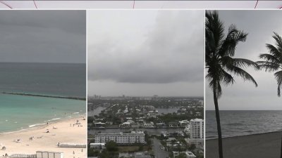 Severe weather hits South Florida, causing hail and airport delays