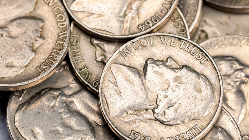 Pile of nickels