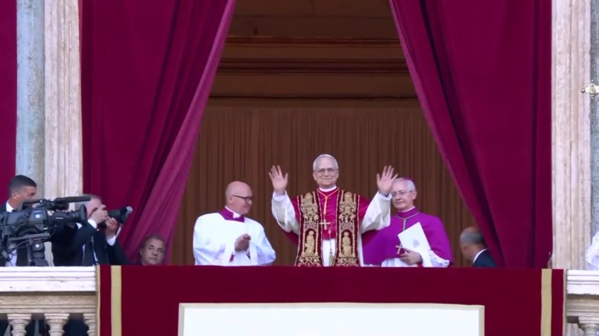 WATCH: Newly elected Pope Leo XIV delivers remarks