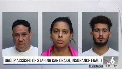 Trio accused of staging crash and committing insurance fraud