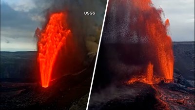WATCH: Amazing show of lava flowing from Hawaii's Kilauea volcano