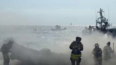 Man hospitalized after boat explodes and is consumed by fire in Fort Lauderdale