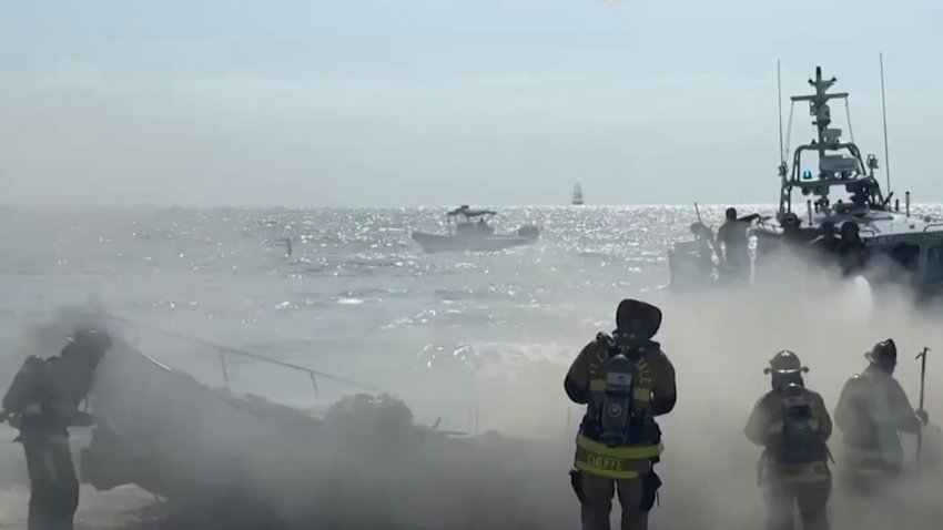 Man hospitalized after boat explodes and is consumed by fire in Fort Lauderdale