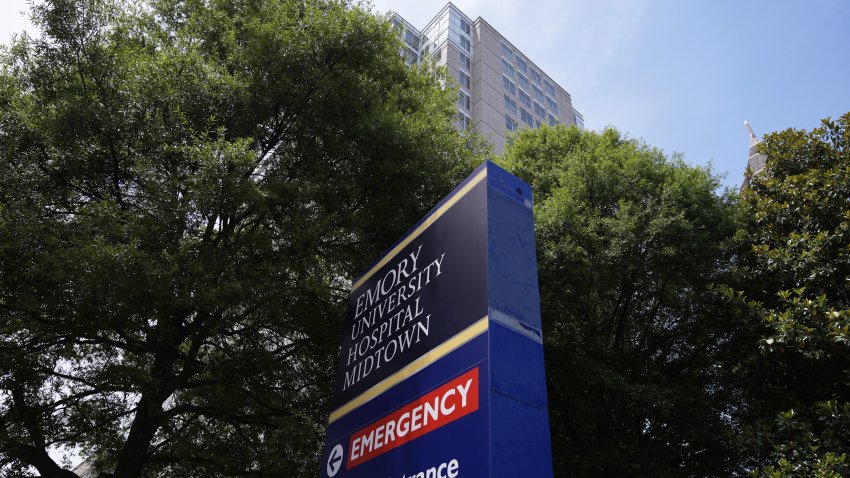 Emory University Hospital Midtown is seen on Thursday, May 15, 2025, in Atlanta.