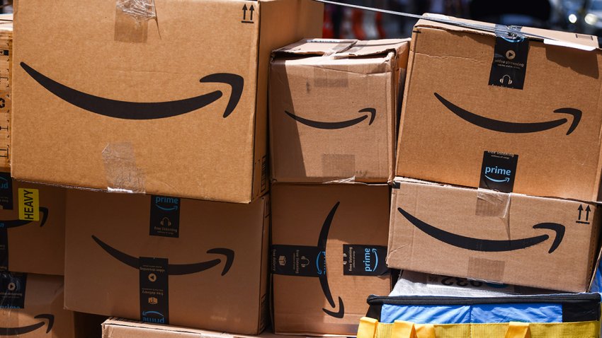 Prime packages are being delivered in Manhattan, New York City, United States of America on July 6th, 2024. (Photo by Beata Zawrzel/NurPhoto via Getty Images)