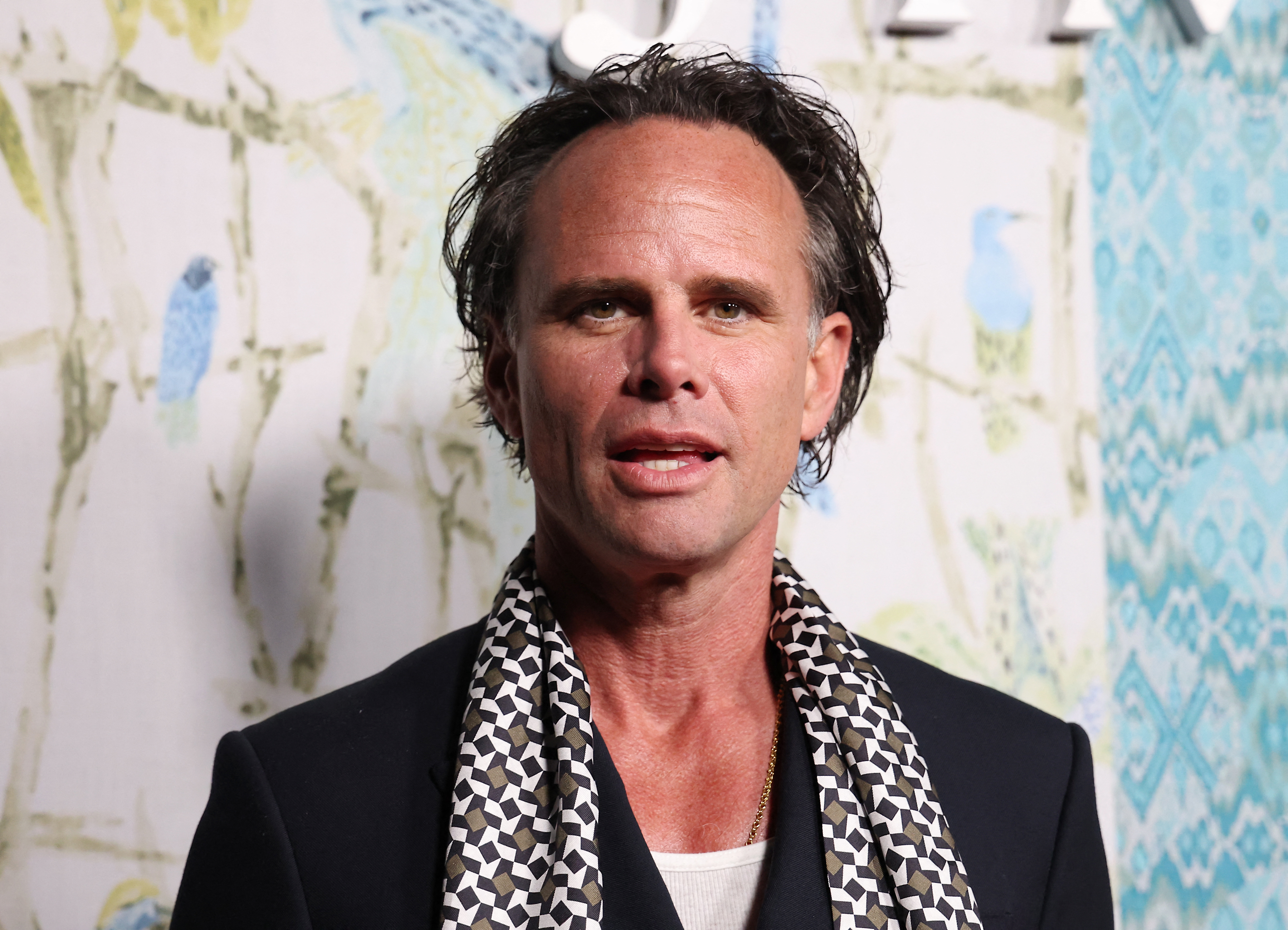 Walton Goggins ends interview over question about Aimee Lou Wood feud allegations