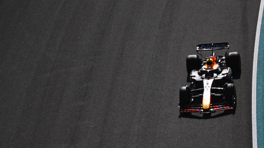 MIAMI, FLORIDA – MAY 02: Max Verstappen of the Netherlands driving the (1) Oracle Red Bull Racing RB21 on track during Sprint qualifying ahead of the F1 Grand Prix of Miami at Miami International Autodrome on May 02, 2025 in Miami, Florida. (Photo by Mark Sutton – Formula 1/Formula 1 via Getty Images)