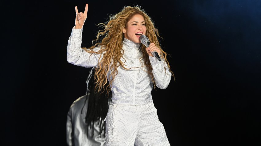 CHICAGO, ILLINOIS – MAY 24: Shakira performs on stage during 2025 Suenos Music Festival at Grant Park on May 24, 2025 in Chicago, Illinois. (Photo by Daniel Boczarski/Getty Images)