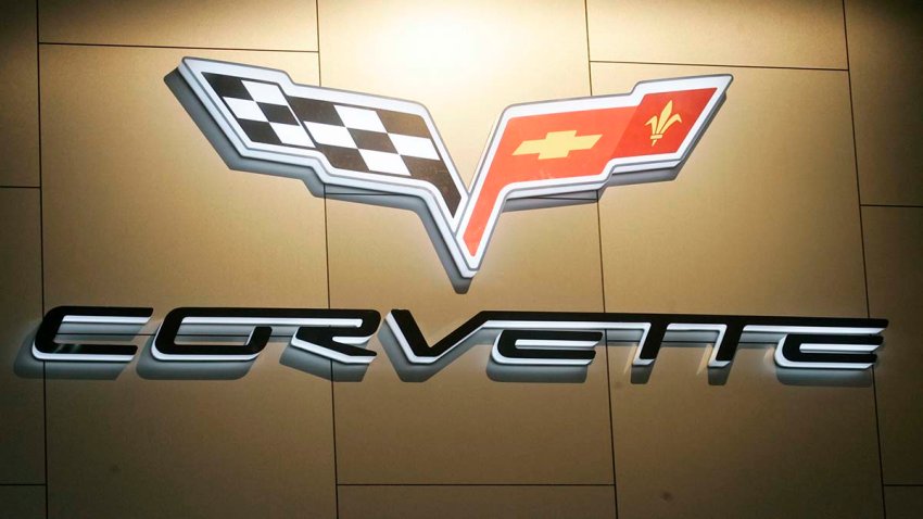 BRUSSELS, BELGIUM – JANUARY 22: The Corvette corporate logo is seen at the International Car Show (salon des voitures) at Heysel, on January 22, 2008 in Brussels, Belgium. (Photo by Mark Renders/Getty Images)