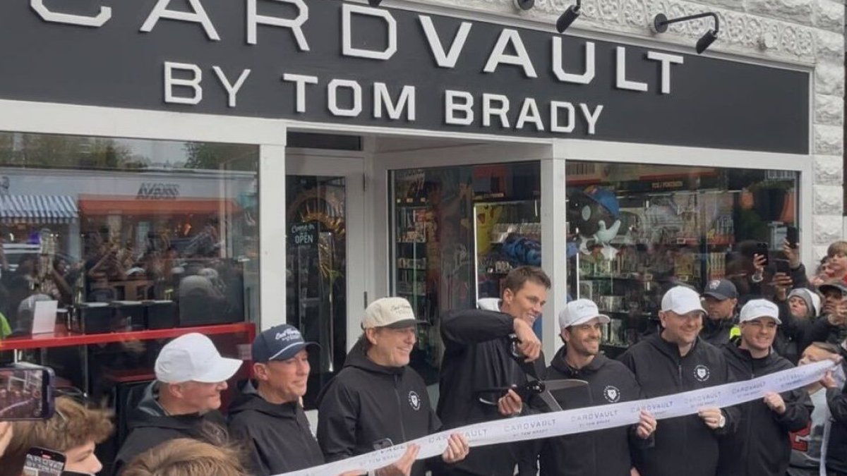 Tom Brady attends grand opening of his new shop in the Hamptons
