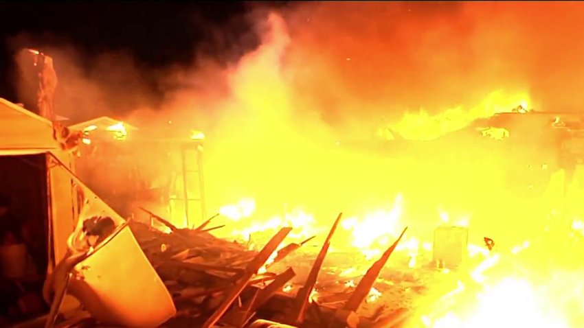 A fire at a Miami Gardens home on May 7, 2025