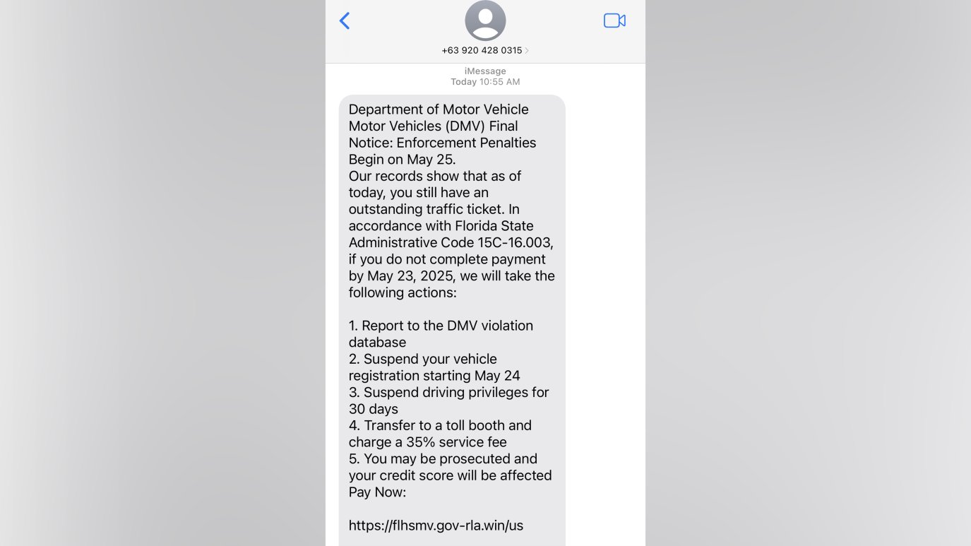 Miami-Dade officials warn of scam texts claiming to be from DMV – NBC 6 ...