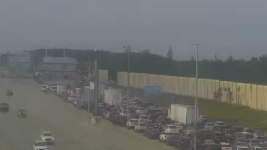 A motorcyclist was hurt in a multi-car crash on Florida’s Turnpike in Miami-Dade County on Saturday, according to Miami-Dade Fire Rescue and the Florida Department of Transportation. This image is of the Turnpike at MM 14.7 south of SW 117th Ave.