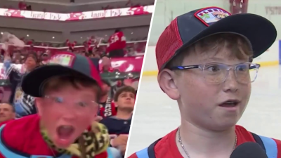 Florida Panthers superfan roots for back-to-back Stanley Cup win
