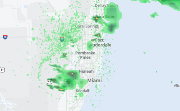 LIVE RADAR: Track South Florida's Monday storms