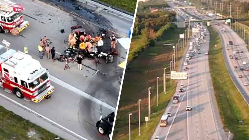 A deadly crash on the Sawgrass Expressway shut down the northbound lanes early Wednesday, according to the Florida Highway Patrol.