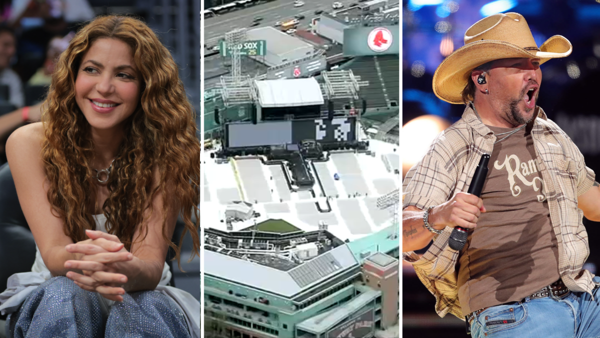 Why were the Shakira and Jason Aldean shows at Fenway Park canceled?