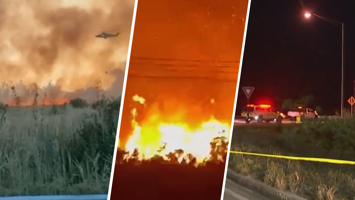 Wildfire burns in Miami-Dade, strands drivers going in and out of Florida Keys