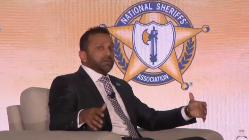 FBI Director Kash Patel spoke at the Broward County Convention Center.