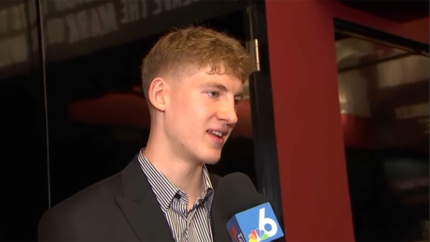 Kasparas Jakučionis speaks with NBC6