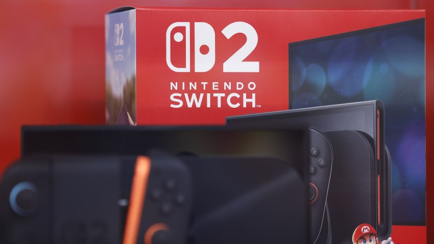 Nintendo Co. Switch 2 game consoles at a Bic Camera Inc. electronics store in Tokyo, Japan, on Thursday, June 5, 2025. Nintendo Co. fans from Tokyo to Manhattan stood in line for hours to be among the first to get a Switch 2, fueling one of the biggest global gadget debuts since the iPhone launches of yesteryear.