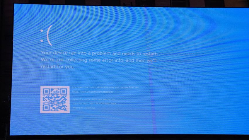 Digital boards are seen due to the global communications outage caused by CrowdStrike, which provides cybersecurity services to U.S. technology company Microsoft, on July on 19, 2024.