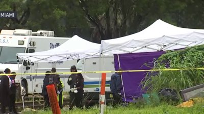 Man killed, woman hurt in shooting at homeless encampment in downtown Miami