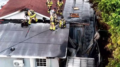 RAW: Firefighters respond to fire at home in West Little River