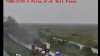 Semi-truck goes up in flames after crashing on Alligator Alley in Broward County