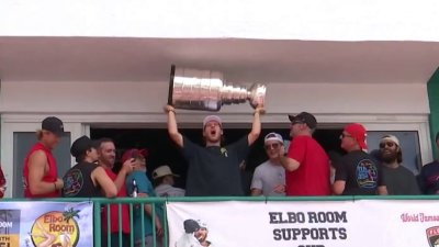 Players and fans celebrate Panthers' Stanley Cup win in South Florida