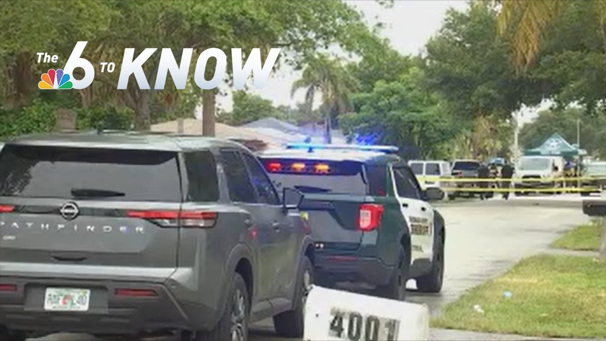 6 to Know – Top stories of the day – NBC 6 South Florida