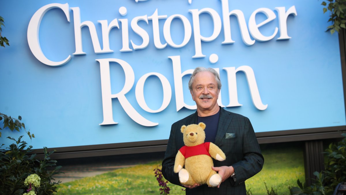 Winnie the Pooh is a grandpa! See the voice actor soothe his infant grandson in viral video Winnie the Pooh is a grandpa! See the voice actor soothe his infant grandson in viral video