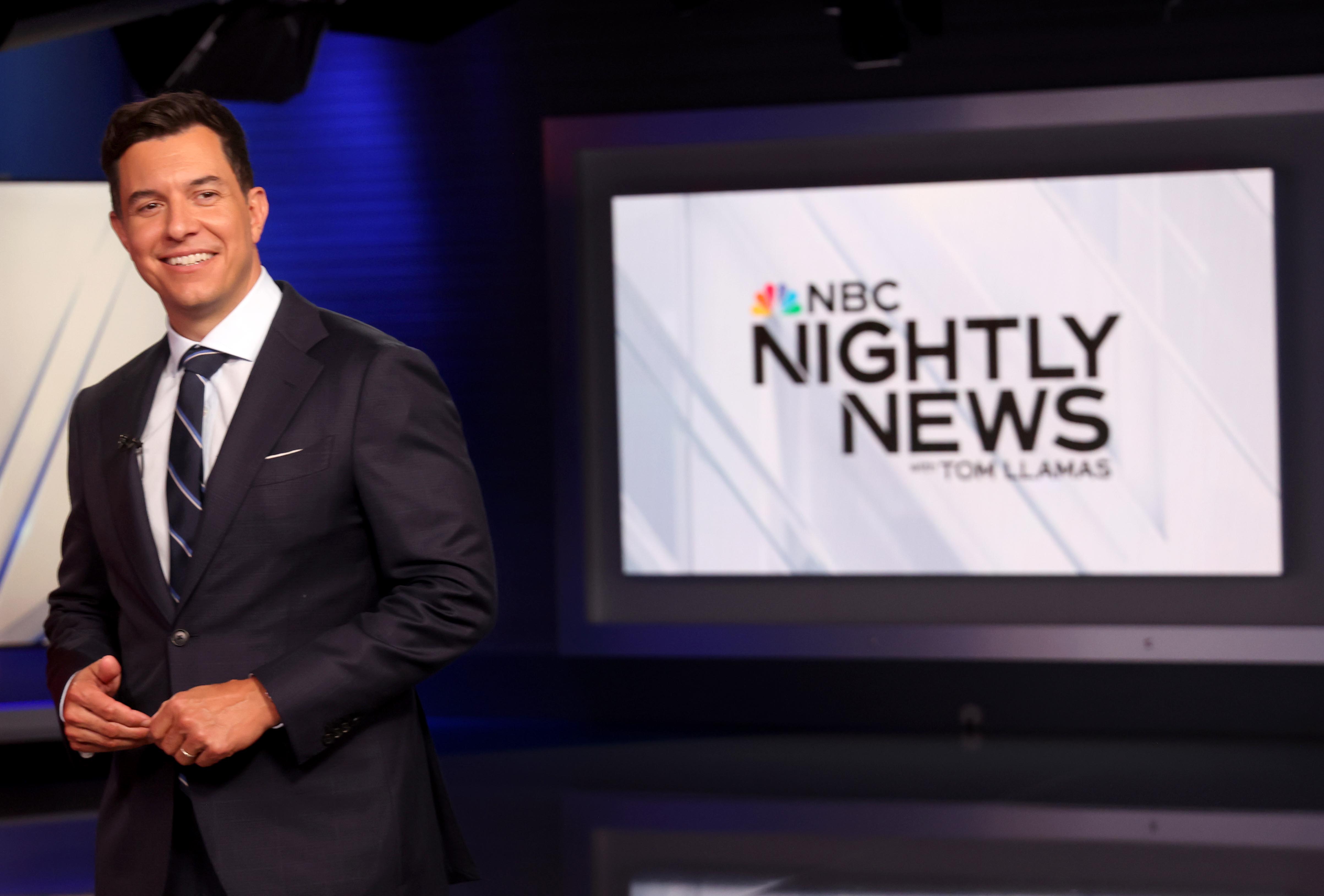 Tom Llamas 'excited' and ready to put his stamp on 'Nightly News' as he takes over